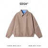 SDSA男士春夏新款痞帅男装老钱风商务百搭拉链翻领夹克外套宽松 商品缩略图1