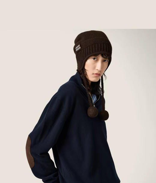 Miu家女士护耳针织帽毛线帽013103 商品图10