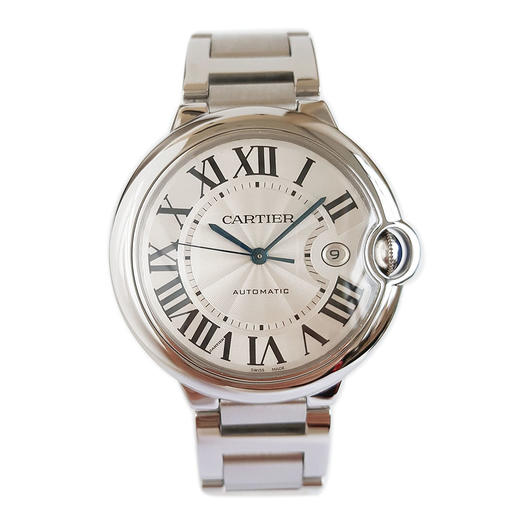 【95新】CARTIER 卡地亚W69012Z4自动机械机芯日期显示42MM（男款）蓝气球系列精钢170126NJ03 商品图0