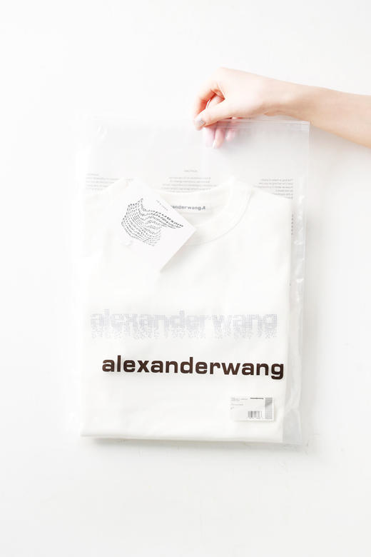 满满都是钻，火辣烫钻tee一枚。紧身短款胸口字母圆领t恤E013160 商品图13