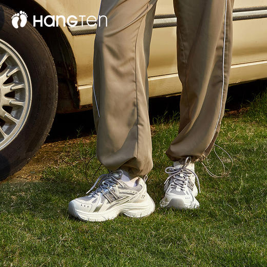 HANGTEN欢腾2026春季新款女士百搭时尚休闲厚底增高老爹鞋W5279902DD 商品图2