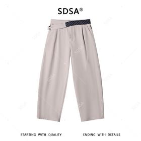 SDSA男装2026新款高贵轻奢潮牌舒适直筒休闲裤垂感百搭宽松裤子