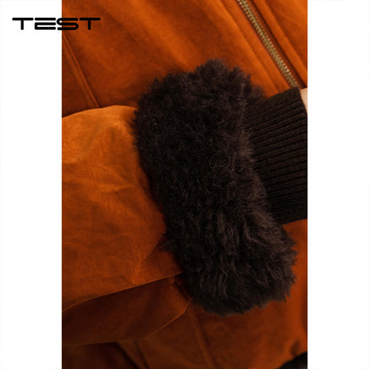 冬上新宽松焦糖色慵懒风冬季保暖羽绒服2254154 商品图3