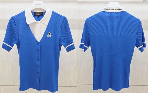 M&L春夏新款女士织带🎀针织短袖来啦！渠道高品质❗️这件要买啊！真的hin可爱🥰！简约气质穿搭教科书！不管是打球还是日常休闲，都有种高阶时髦感！不管是韩系！ 商品图3