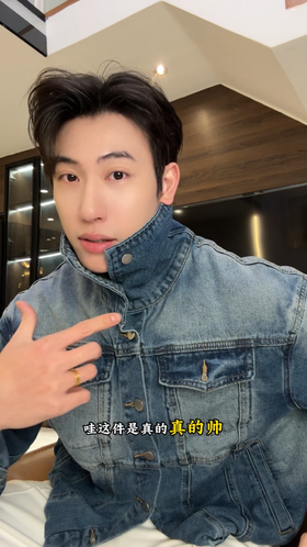 06106SDSA男士秋冬新款痞帅男装时尚磨白短款翻领牛仔夹克外套百搭时尚