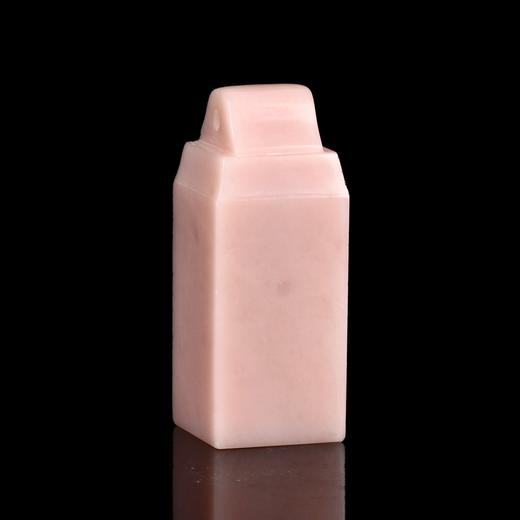 孤品17706粉冻鼻钮方章姓名章书画印章藏书印-1.6*1.6*4.2cm 商品图1