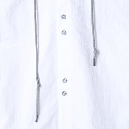 C7009SDSA男士春夏新款痞帅男装时尚潮牌撞色拼接连帽衬衫百搭宽松衬衣 商品图3