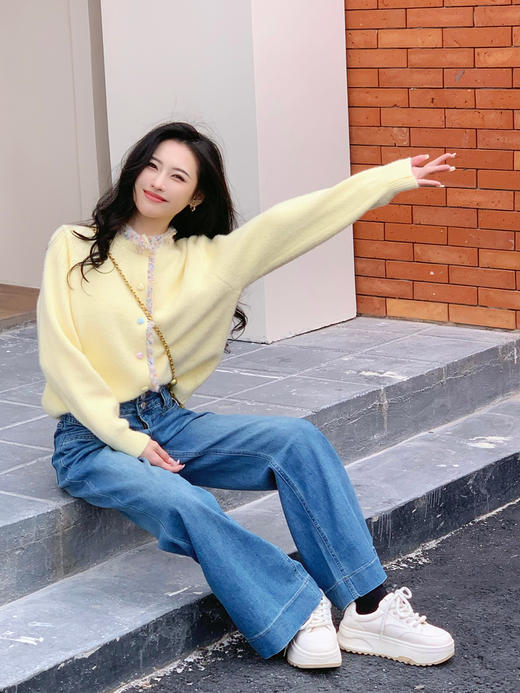 【百图lulu定制】【轻松牛仔裤】棉莱赛尔混纺 轻松 直筒牛仔裤 商品图5