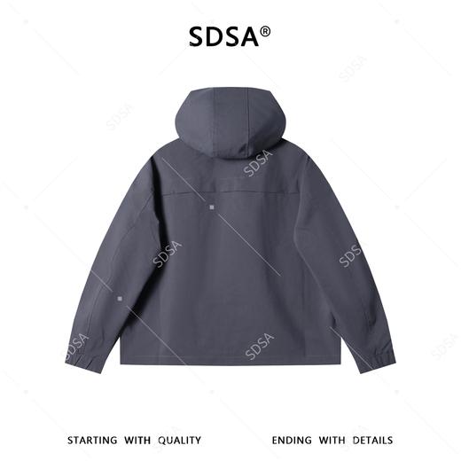J6006SDSA男士春夏新款痞帅男装美式简约复古工装连帽夹克外套百搭时尚 商品图5