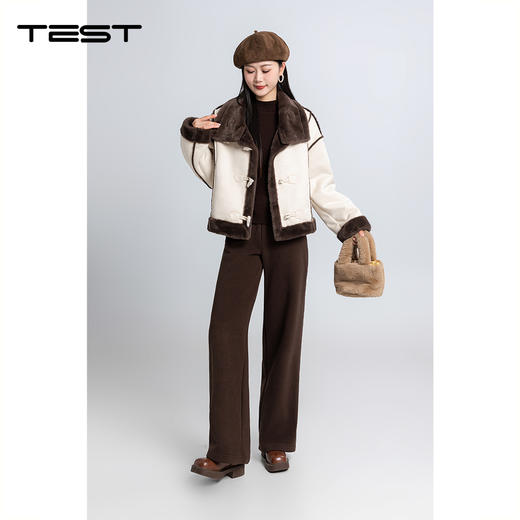 冬上新时尚柔软气质保暖绒外套2254237 商品图1