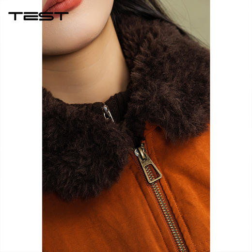 冬上新宽松焦糖色慵懒风冬季保暖羽绒服2254154 商品图2