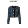 MAXRIENY轻奢气质高级感钻扣外套文艺复古感上衣女(货号:MC88JA818) 商品缩略图3