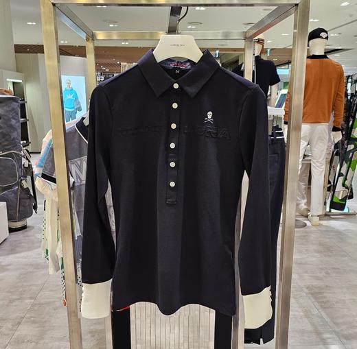 M&L家早春新款情侣款长袖上衣来啦！渠道商出货🚚❗️原厂珠地功能面料，吸汗透气舒适！设计感十足，属于很典型的一款马克龙T恤，实在太好看啦！ 商品图4