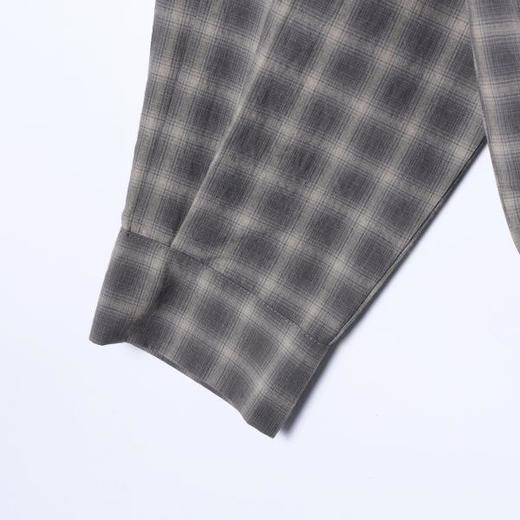 SDSA男士春夏新款痞帅男装韩版撞色格纹格子套头衬衫百搭宽松时尚 商品图3