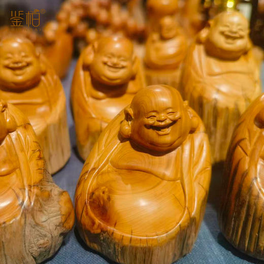 「鉴柏」崖柏小弥勒（福利款） 商品图1