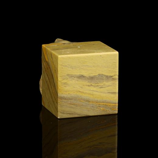 孤品17738木纹石龟钮姓名章落款章-3.0*3.0*4.8cm 商品图4