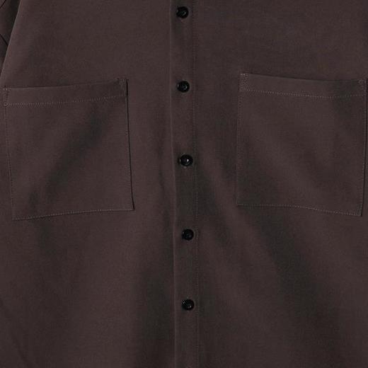 SDSA男士秋冬新款痞帅男装韩版时尚简约拼接格子领带衬衫百搭休闲 商品图2