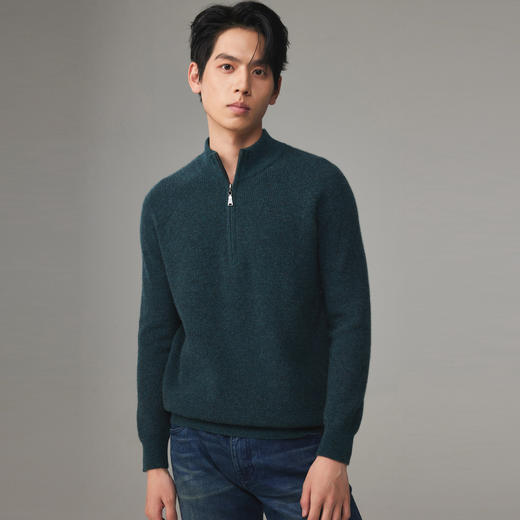 PALUOPO/PL半高领拉链男衫/ET23876R/约重365g帕罗 商品图2