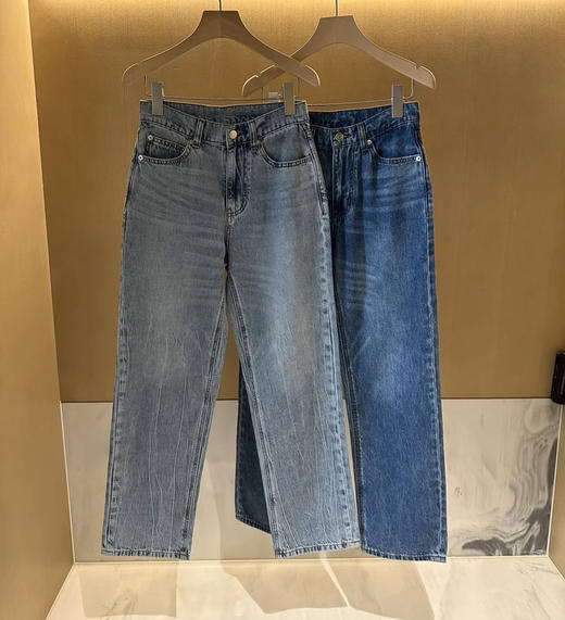 亚历山大王女士中腰直筒裤 直筒牛仔裤012901 商品图4