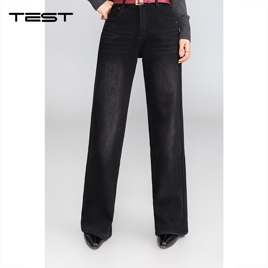 冬上新直筒显瘦气质百搭牛仔裤3254103