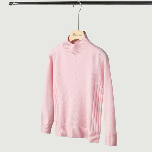 PALUOPO/PL 100%山羊绒 半高领童衫ET23882R/约重145g帕罗 商品图8