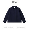 C7001SDSA春夏新款痞帅男装韩版拼接撞色假两件翻领衬衫百搭套头衬衣 商品缩略图1