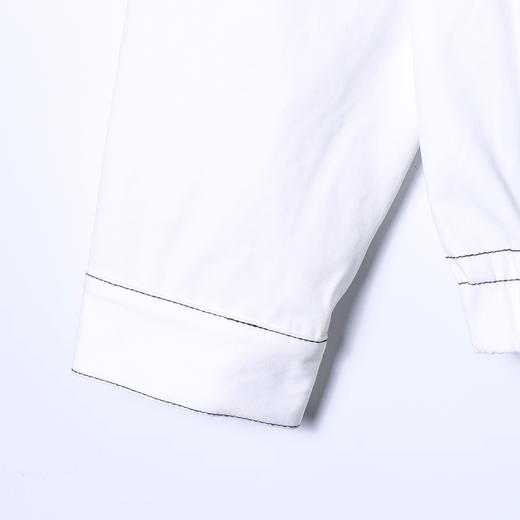 OAS2807SDSA男装2026新款高贵轻奢韩版百搭翻领明线撞色夹克外套宽松时尚 商品图4