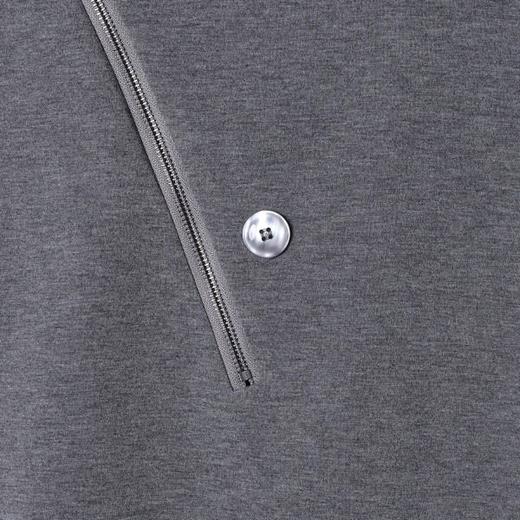 WY733SDSA男士春夏新款痞帅男装韩版潮牌纯色斜拉链立领卫衣百搭宽松 商品图4