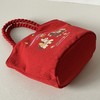 【新年帆布包】马年2026新款马上纳福红色水桶包喜庆创意可爱帆布包年会礼品袋。rf 商品缩略图3