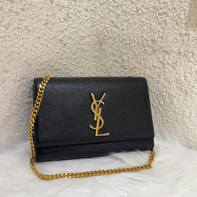 YSL Kate 小号 黑金 鱼子酱牛 链条包