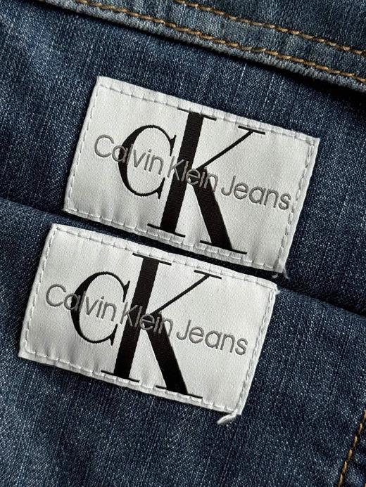 春夏男士简约布标复古纯棉宽松牛仔衬衫外套 商品图7