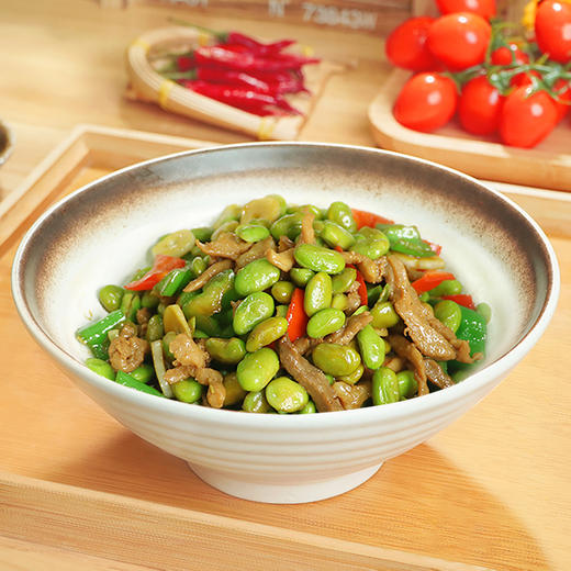 毛豆炒肉丝225g（半预制AB包）【联系客服首订买10送5】 商品图2