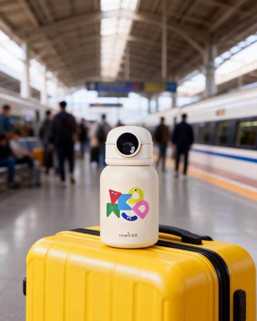 🔒【天文智能指纹保温杯】来咯｜🍒这款【指纹保温杯】真的太适合孩子用了‼️ 一锁到位，喝水这件小事，🌸也能让家长放心很多~ 🌿两款可选，长款500ml，短款450ml带杯套带挂绳带礼盒 商品图4