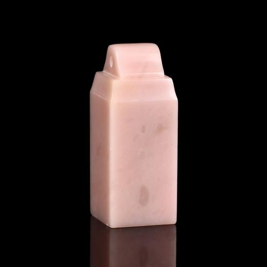 孤品17706粉冻鼻钮方章姓名章书画印章藏书印-1.6*1.6*4.2cm 商品图3