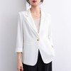 【春季薄款女士小西装外套】西服上衣气质修身减龄简约 显瘦休闲百搭西装  商品缩略图3