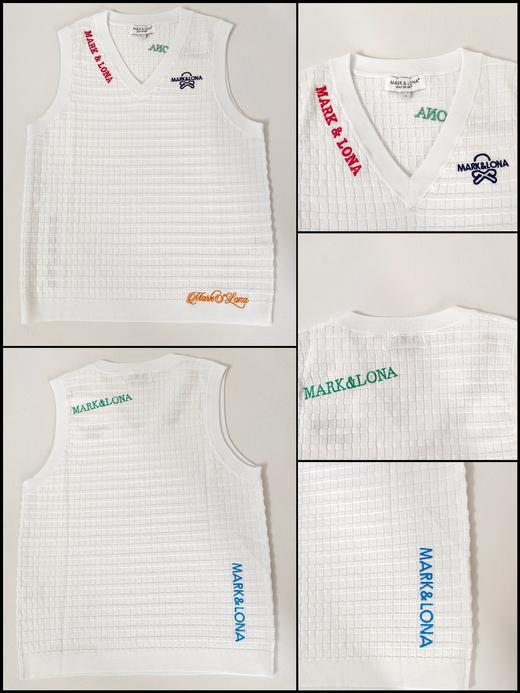 M&L家春夏新款薄款女士针织v领背心上衣来啦！🇰🇷渠道高品质❗这款的织花是用进口专机来做的！！密三针这个织法！普通机器做不了！一台上百万的机器！可想而知！小作坊没这个实力！ 商品图5