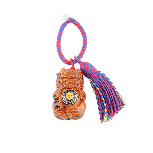 雷枣木貔貅包挂挂件一对木作饰品挂件车载装饰品多样性发货 商品图5