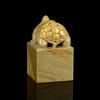 孤品17738木纹石龟钮姓名章落款章-3.0*3.0*4.8cm 商品缩略图2
