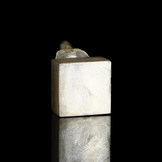 孤品17716银印龟钮方章收藏章姓名章-2.2*2.2*3.1cm 商品图4