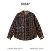 26CS06SDSA男士秋冬新款痞帅男装潮牌植绒植绒花卉立领长袖衬衫百搭休闲 商品缩略图1