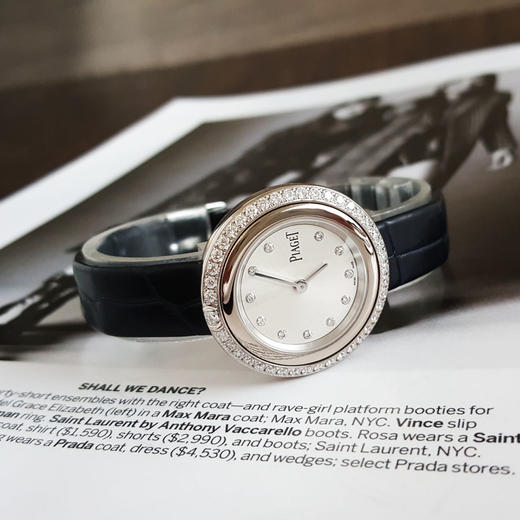 【95新（背膜在）】PIAGET 伯爵G0A43084石英机芯29MM（女款）POSSESSION系列18K白金；镶嵌原厂钻石表圈140126NJ30 商品图5