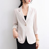 【春季薄款女士小西装外套】西服上衣气质修身减龄简约 显瘦休闲百搭西装  商品缩略图2