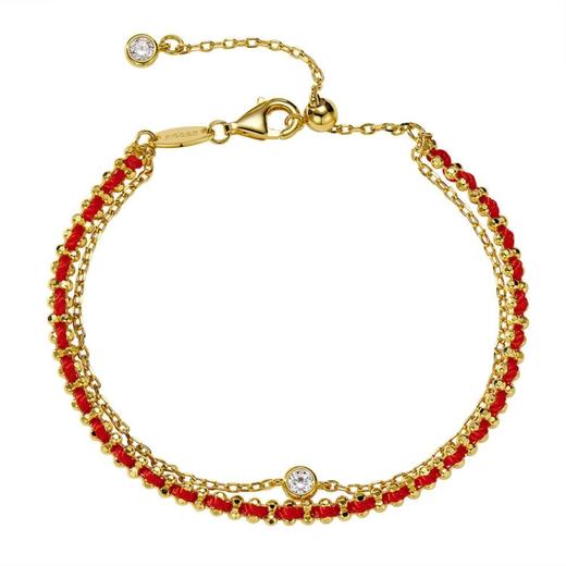 新年好事成双手链 银镀金首饰 （非质量问题 不退不换） 商品图3