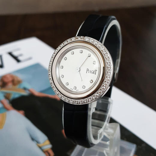 【95新（背膜在）】PIAGET 伯爵G0A43084石英机芯29MM（女款）POSSESSION系列18K白金；镶嵌原厂钻石表圈140126NJ30 商品图2