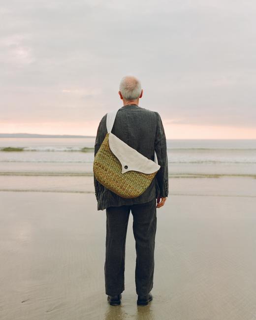 John Alexander Skelton 26SS 墨染亚麻双排扣夹克 商品图1