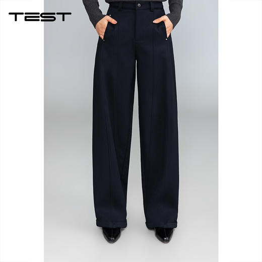 冬上新高级感显高显瘦舒适百搭休闲裤3254101 商品图0