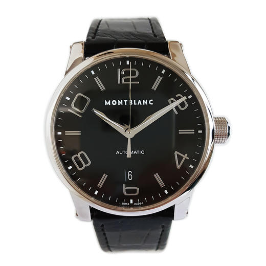 【95新】MONTBLANC 万宝龙U0105812自动机械机芯日期显示39MM（男款）时光行者系列精钢130126NJS19 商品图0