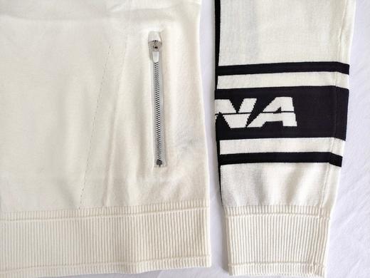 M&L家新款女士针织外套来啦！渠道高品质❗️纱线全客供韩国🇰🇷的！非常漂亮的配色，非常精致又醒目的logo徽标设计，店内抢手货，基本全部，上身又酷🆒又好看的运动风，不容任何反驳！配适度极高！ 商品图3