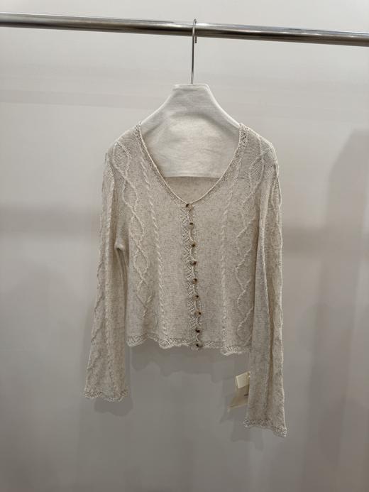 【门店同款】ENJOY春季“序光之旅”V领钩花开衫 169648558 商品图0