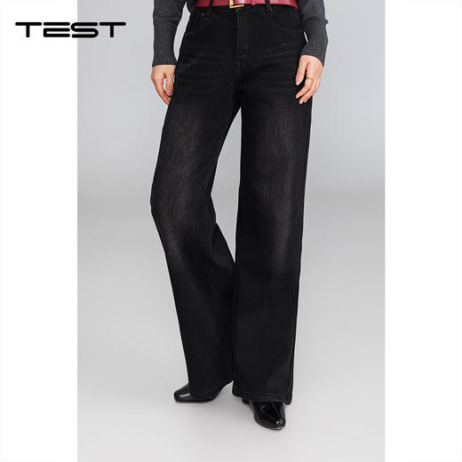 冬上新直筒显瘦气质百搭牛仔裤3254103 商品图1